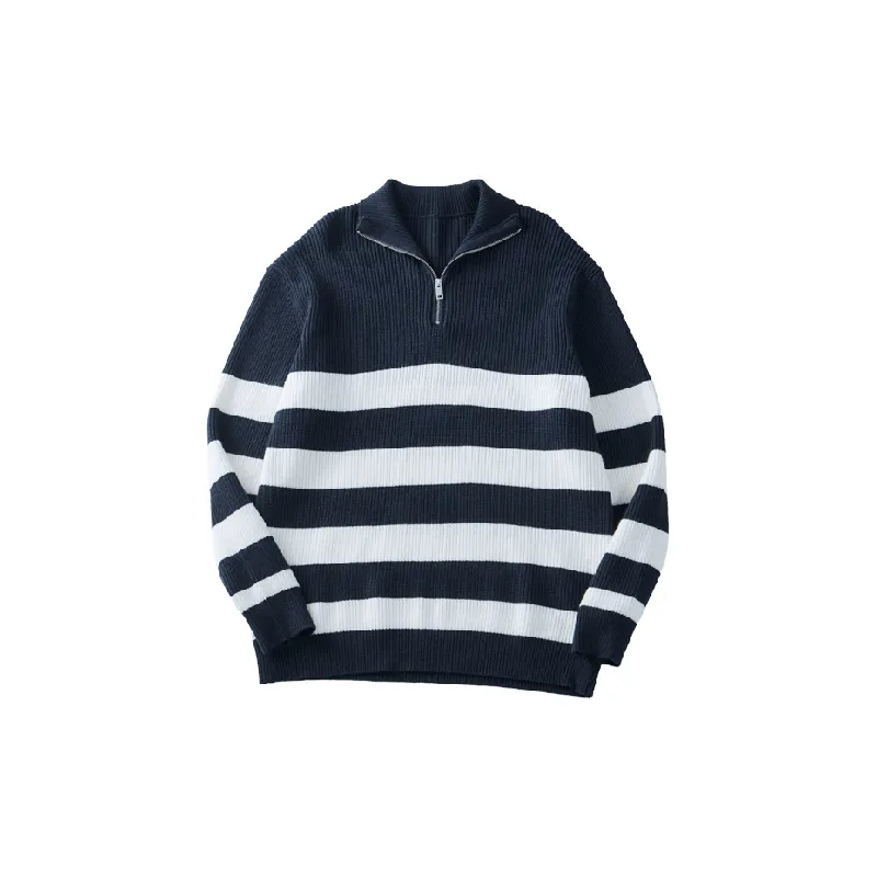 Fashionable Loose Long Sleeve Blended Synthetic Fabrics Sweater-3