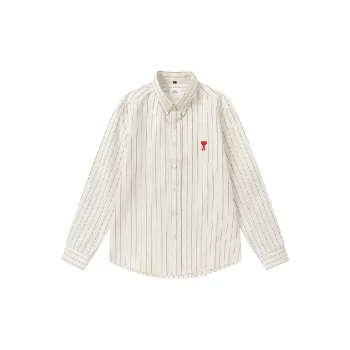 Casual Striped Cotton Shirt Unisex