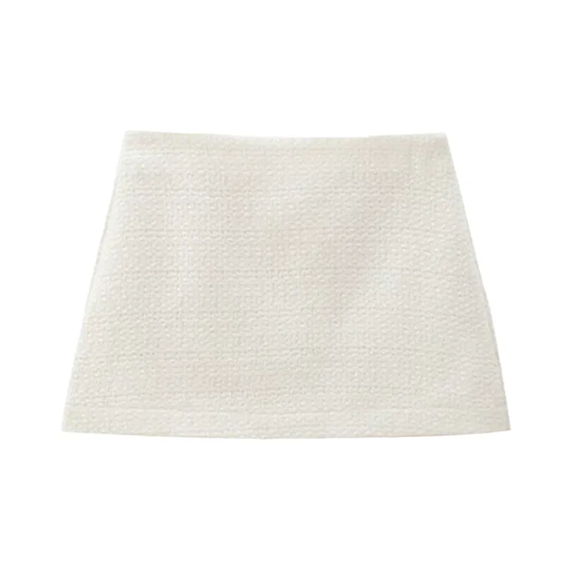 Simple Basics Polyester Casual Skirt Women