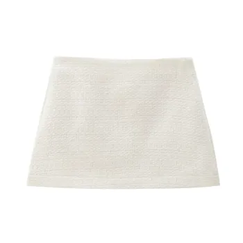 Simple Basics Polyester Casual Skirt Women