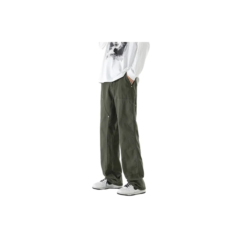 Funky Loose Cotton Cargo Pants-2