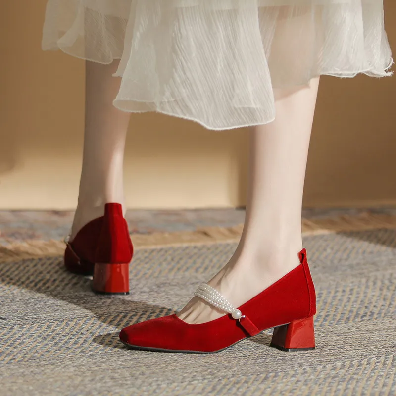 Funky Button Mary Jane Shoes-2