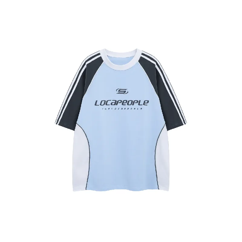 Casual Letter Cotton T Shirt Unisex-0