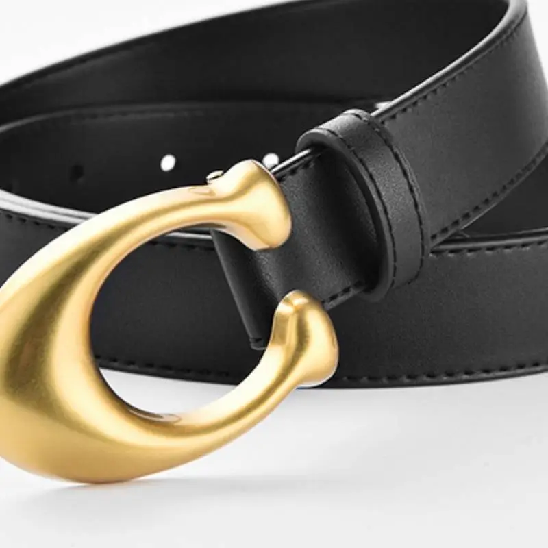Fashionable Simple Leather Belt-4