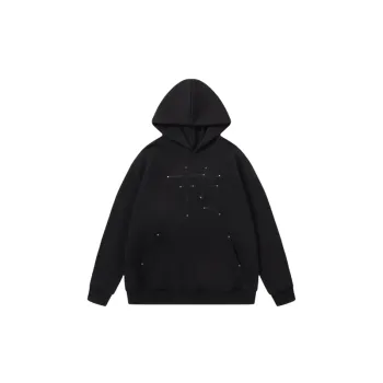 Trendy Brand Rivet Hooded Sweatshirt
