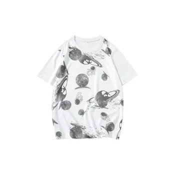 Breathable Top Size Printed Loose T shirt