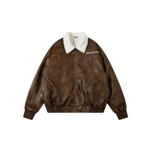 High Street Vintage Antique PU Leather Jacket