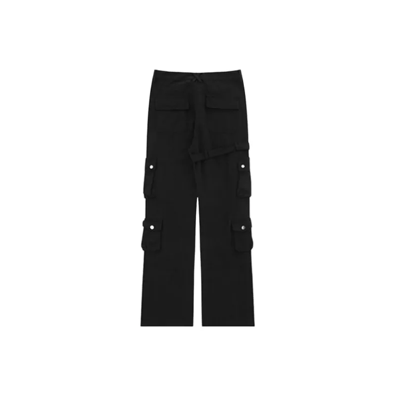 Retro Multi pocket Functional Cargo Pants-5