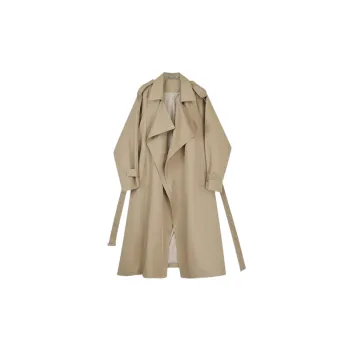 Casual Loose Polyester Coat Women