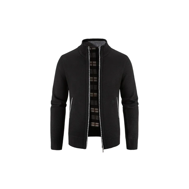 Zipper Loose Sweater-16