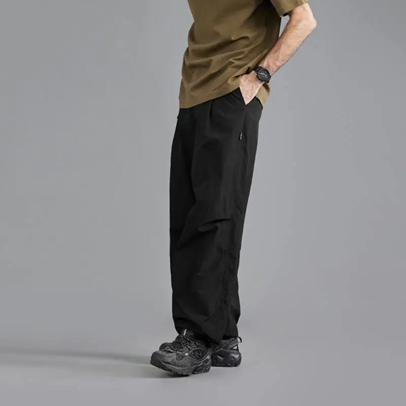 Fashionable Loose Hard Shell Pants-8