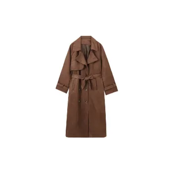 Fashion Simple Polyester Coat Women