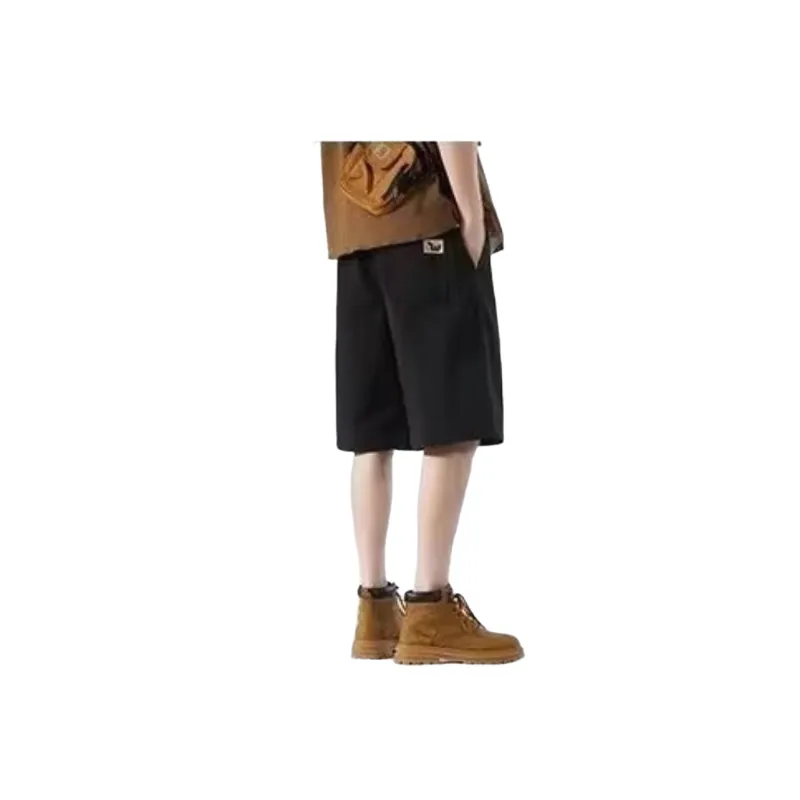 Casual Loose  Ice Silk Cargo Shorts-7