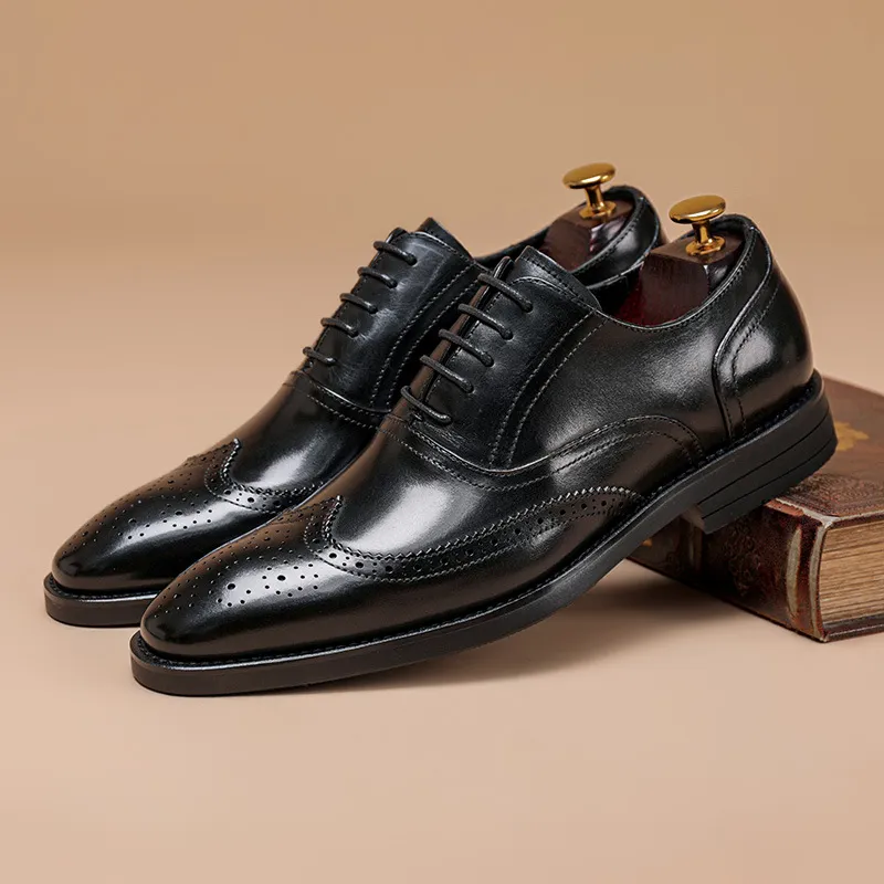 Simple Breathable Dress Shoes-3