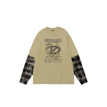Loose Casual Hip Hop Plaid T Shirt