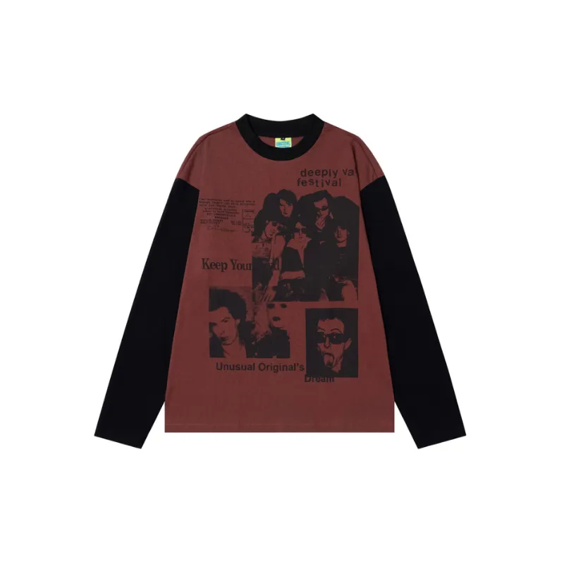 Street Hip Hop Cotton Blended Fabric T-Shirt-0