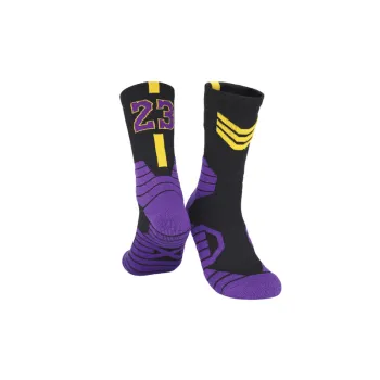Casual Sporty Polyester Cotton Basketball Socks