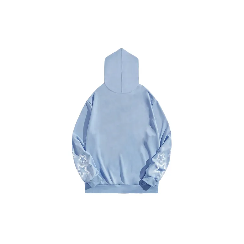 Fashionable Zipper Polyester Sweatshirt-1