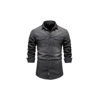 Distress Striped Shirt