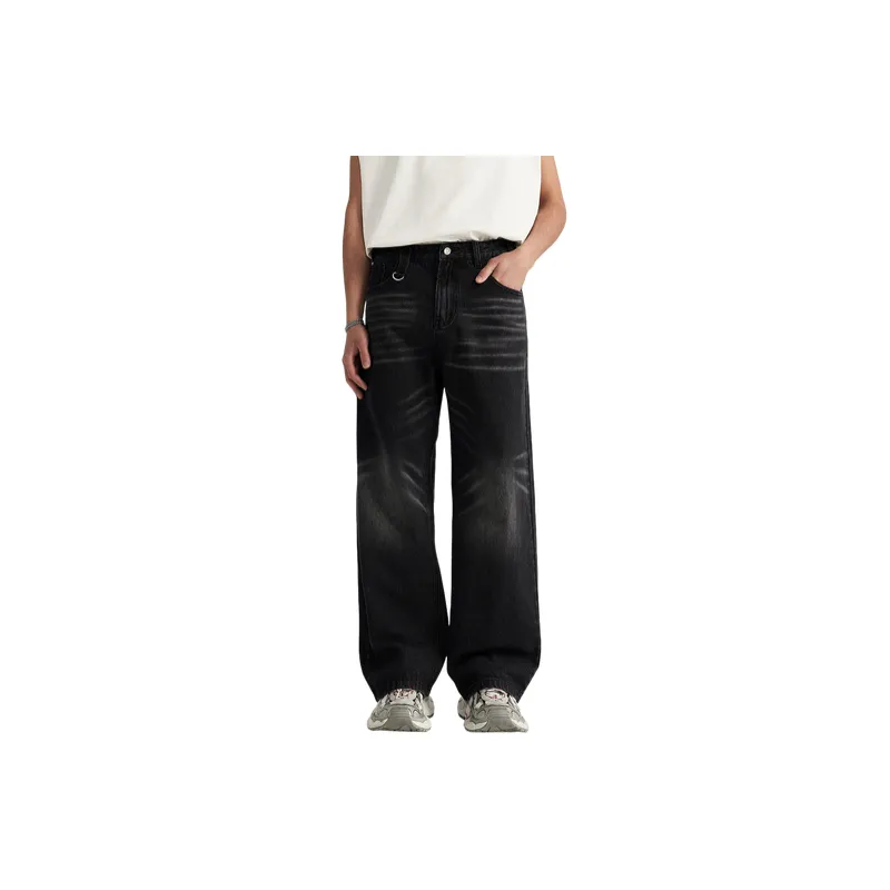 Retro Simple Jeans-2