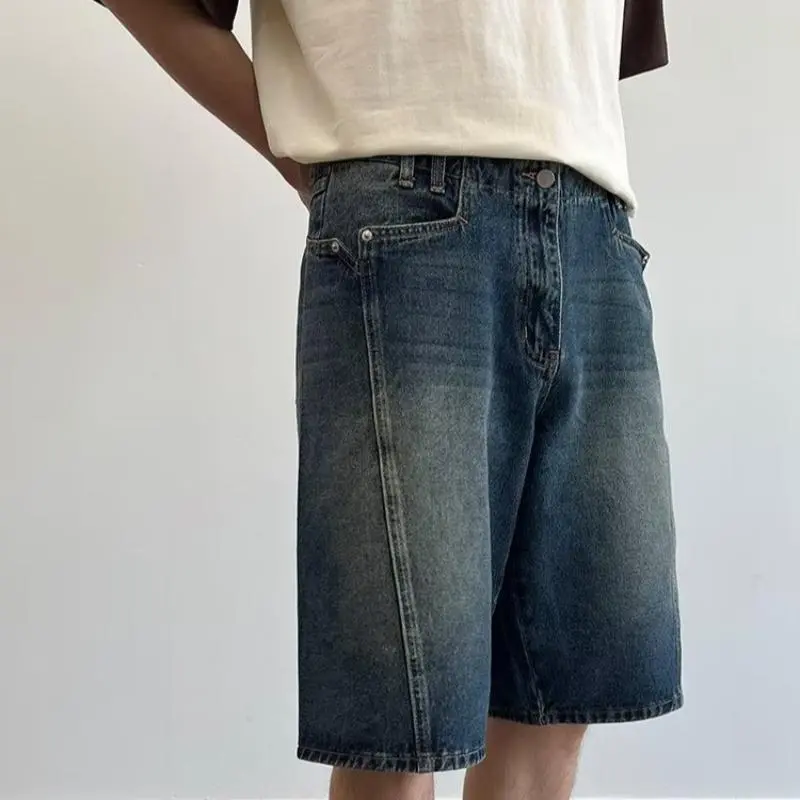 Street Fashion Denim Shorts-1