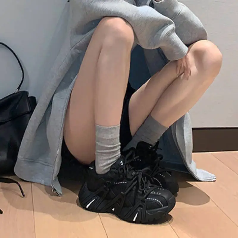 Casual Retro Sporty Chunky Sneakers-5