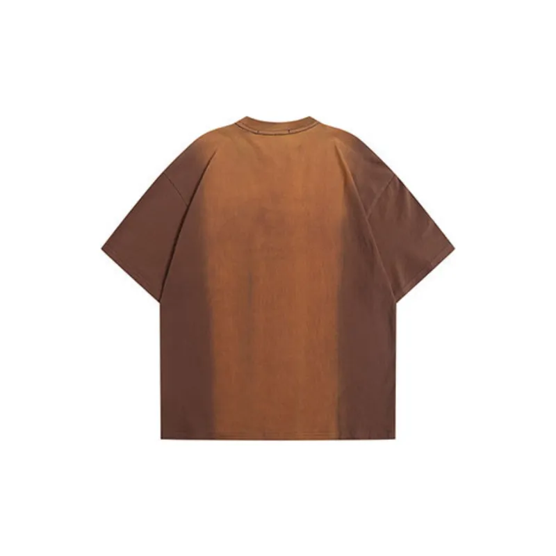 Versatile Letter Printing Couple T Shirt-1