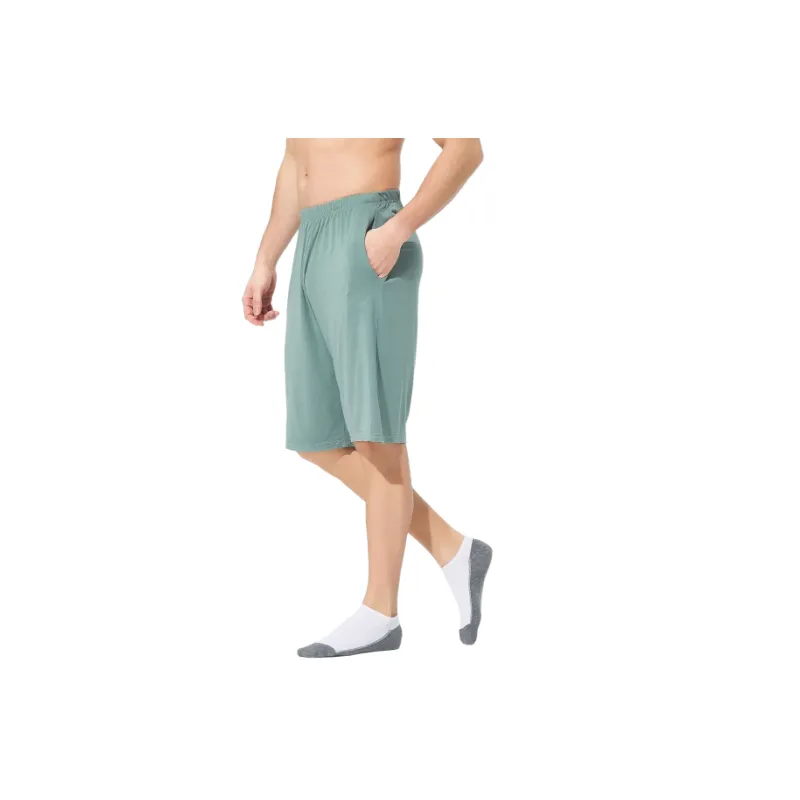 Loose Plain Modal Casual Shorts-0