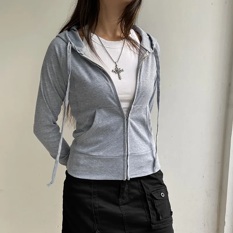 Casual Basics Ribbed Fabric Sweatshirt-1