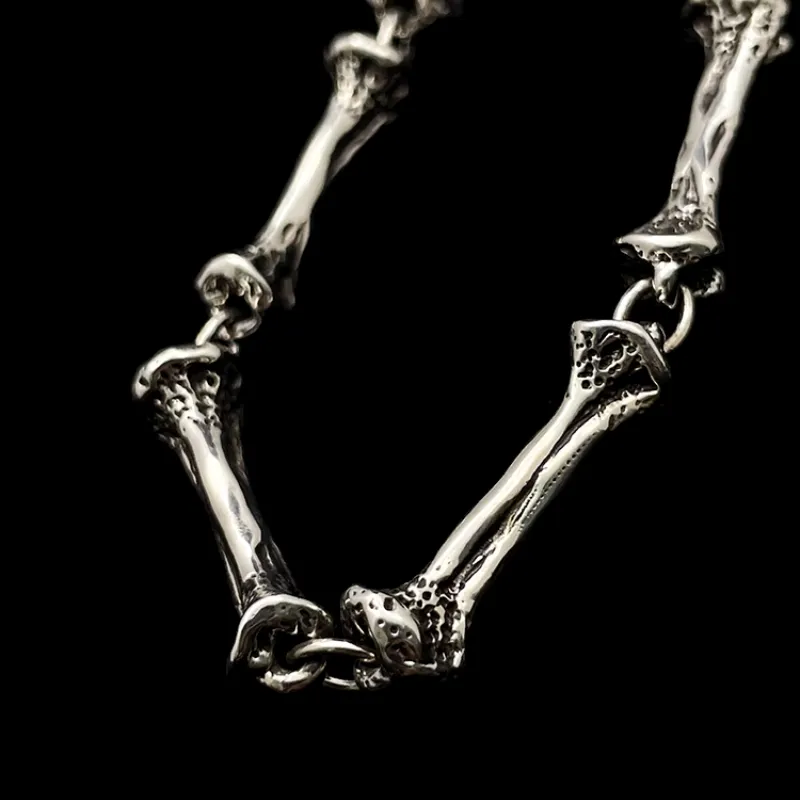 Dark Gothic 925 Sterling Silver Bracelet-3