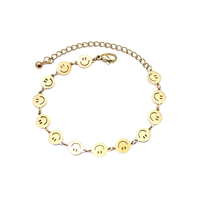 Simple Smiley Face Bracelet-2