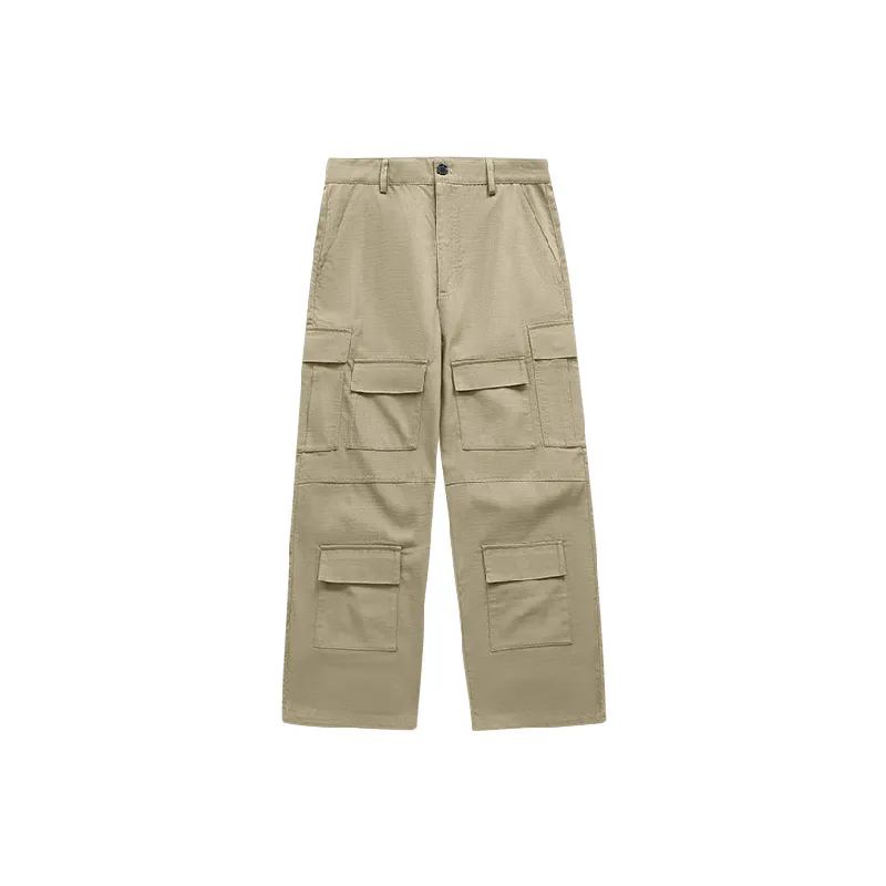 Fashion Loose Polyester Cargo Pants-9