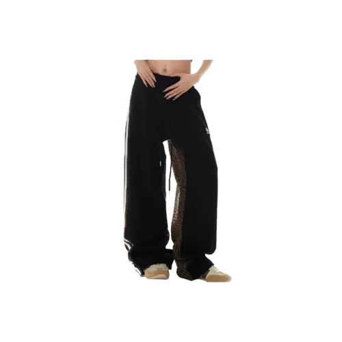 Fashionable Loose Blended Synthetic Fabrics Casual Pants