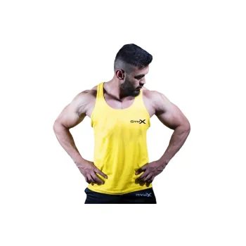 Sporty Plain Cotton Blended Fabric Vest