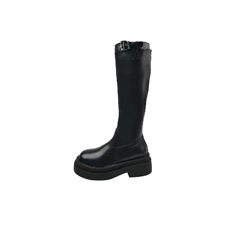Fashionable Cool Knee High Ink boots