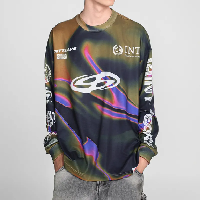 Retro All Over Print T shirt-2