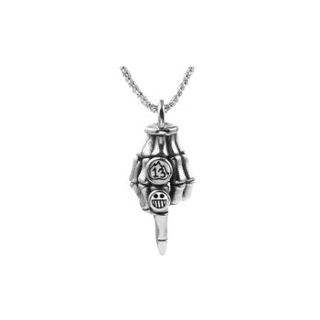 Skull Ghost Head Smiling Face Necklace