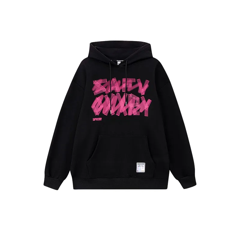 Fashion Brand Design Sense Letter Printing Hooded Sweatshirt-6