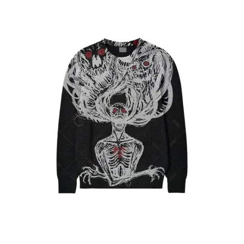 Evil Force Jacquard Pullover Sweater