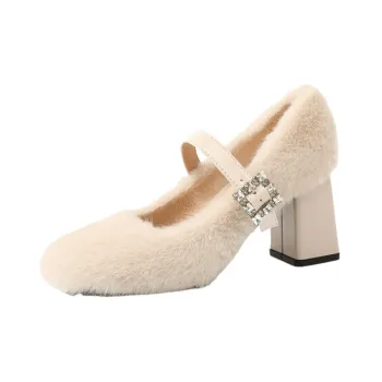 Fashionable Warming Mary Jane Shoes