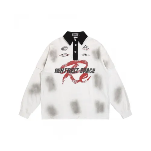 Trendy Retro Loose Printed Letter Polo