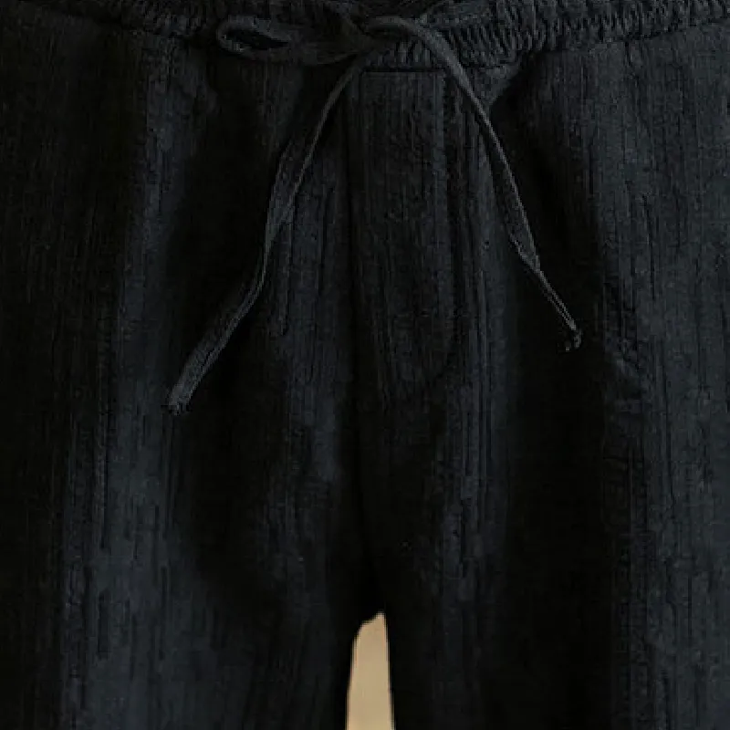 Simple Retro Casual Pants-8