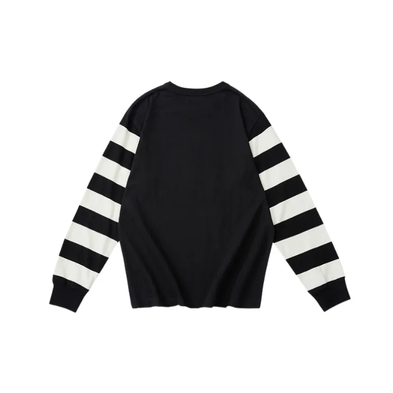 Casual Striped Cotton T Shirt-7
