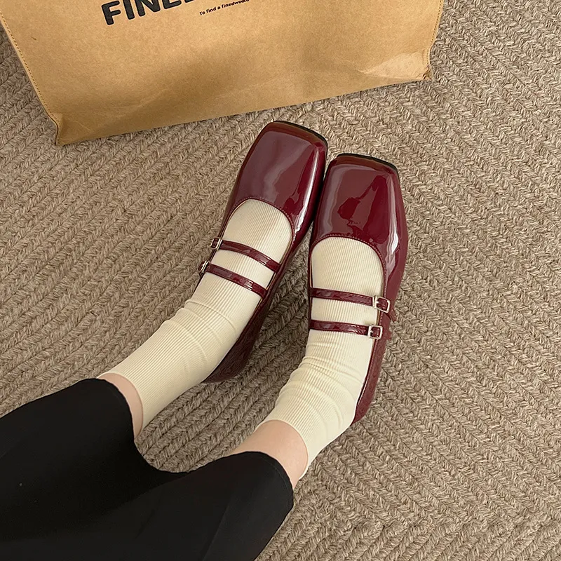Elegant Simple Mary Jane Shoes-1