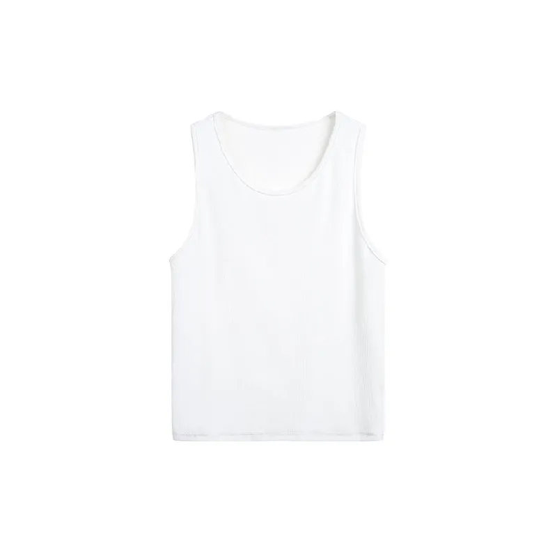 Casual Fashionable Cotton Blended Fabric Vest-0