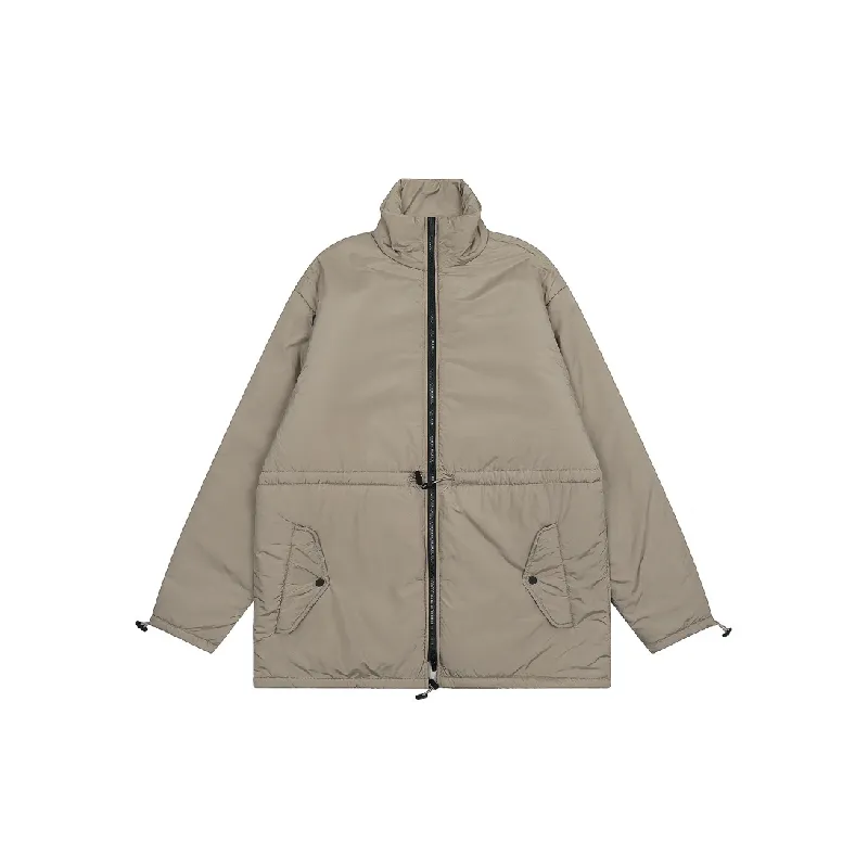 Street Loose Quilted Jacket-0