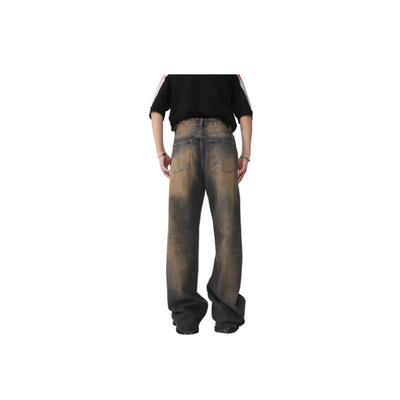Retro Straight Leg Jeans-2