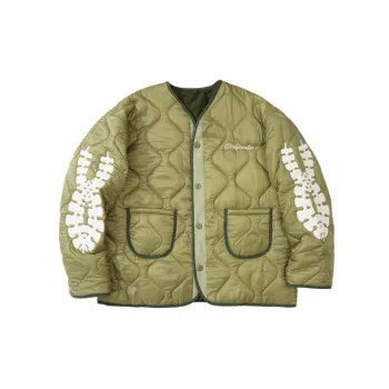 Embroidered Cotton padded Loose Coat