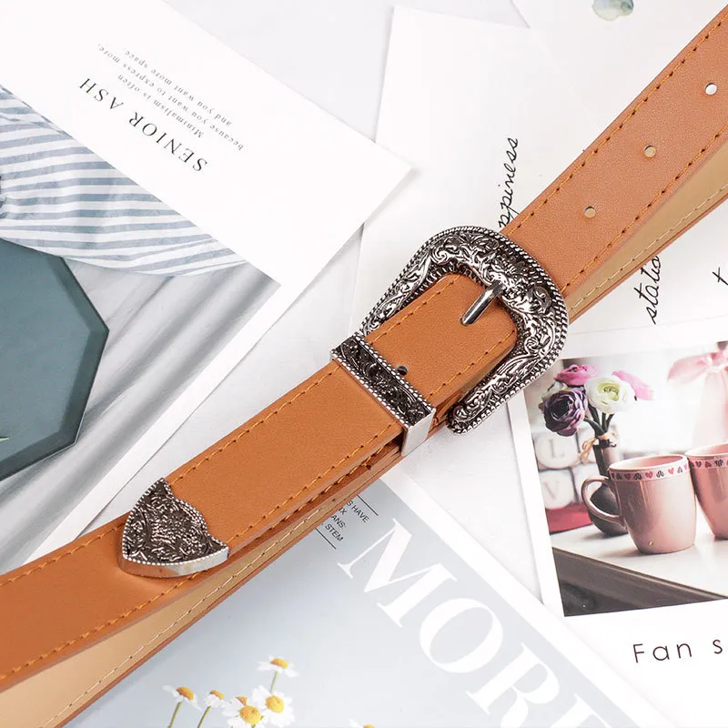 Fashionable Funky Leather Belt-1