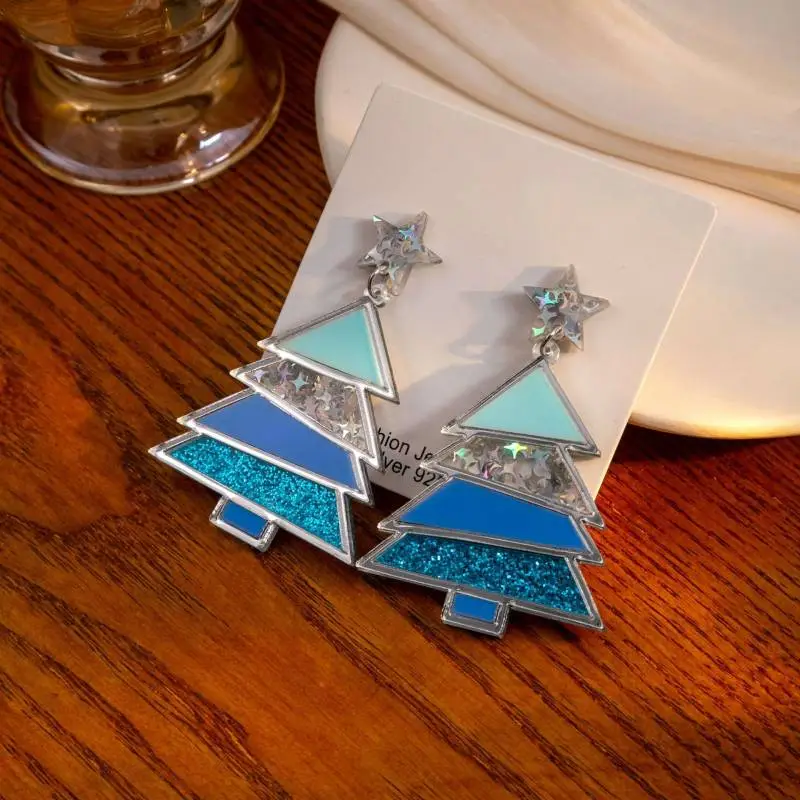 Cute Star Sequins Earring-1